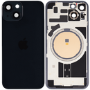 iPhone 14 Achterkant Glas met Frame Behuizing | Zwart | Met logo