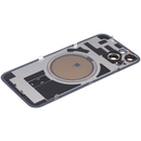 iPhone 14 Achterkant Glas met Frame Behuizing | Zwart | Met logo