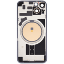 iPhone 14 Achterkant Glas met Frame Behuizing | Licht Blauw | Met logo