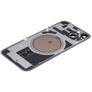 iPhone 14 Achterkant Glas met Frame Behuizing | Licht Blauw | Met logo