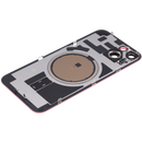 iPhone 14 Achterkant Glas met Frame Behuizing | Rood | Met logo