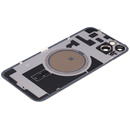 iPhone 14 Plus Achterkant Glas met Frame Origineel Pulled | Geel | Met logo