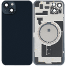 iPhone 14 Plus Achterkant Glas met Frame Origineel Pulled | Zwart | Met logo