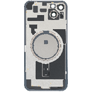 iPhone 14 Plus Achterkant Glas met Frame Origineel Pulled | Zwart | Met logo