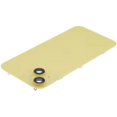 iPhone 14 Achterkant Glas met Frame Behuizing | Geel | Met logo