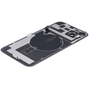 iPhone 14 Plus Achterkant Glas met Frame Origineel Pulled | Wit | Met logo