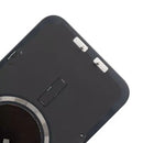 iPhone 15 Pro Achterkant Glas met Logo Blauw met Frame Magneten en Camera lenzen