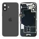 iPhone 16 Plus Achterkant Glas Origineel Zwart met Frame en NFC + Zaklamp Flexkabel