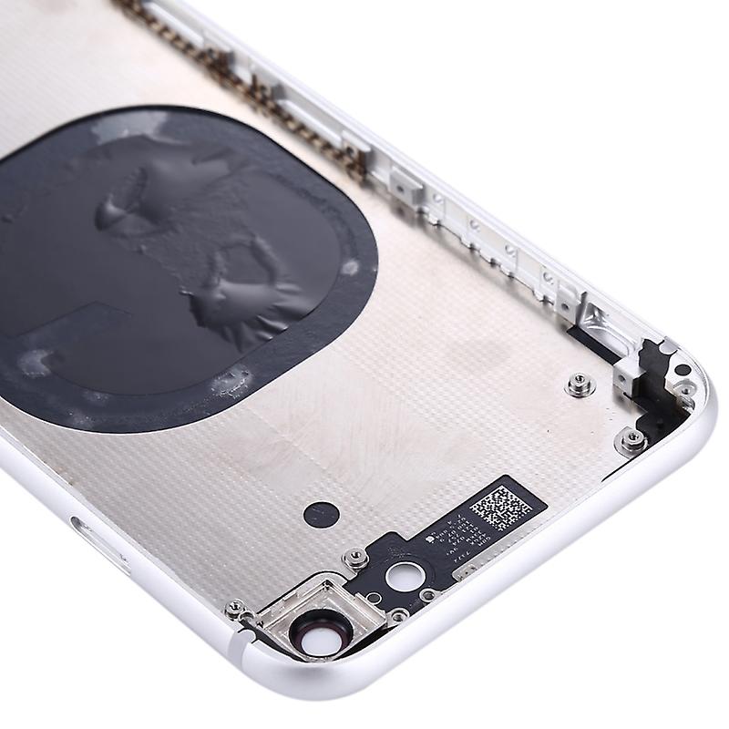 iPhone 8 Behuizing Zilver Wit met Logo en CE