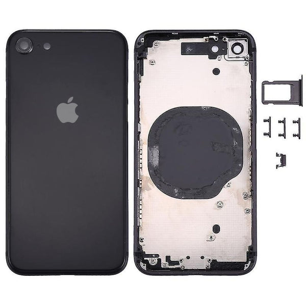 iPhone 8 Behuizing Zwart met Logo en CE
