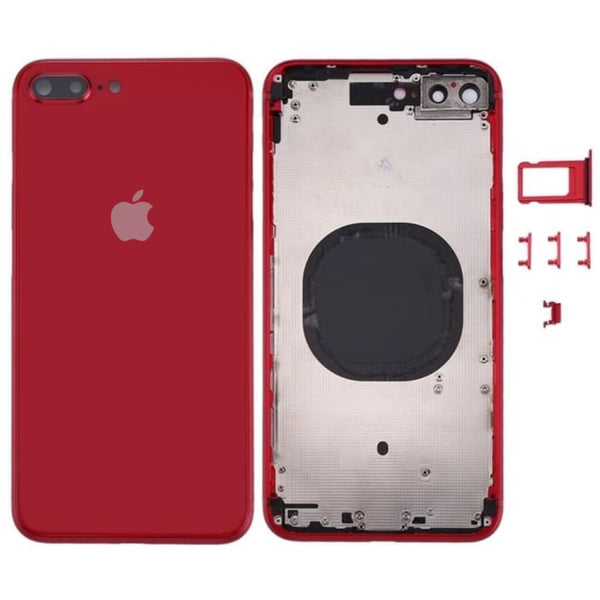 iPhone 8 Plus Behuizing Rood met Logo en CE