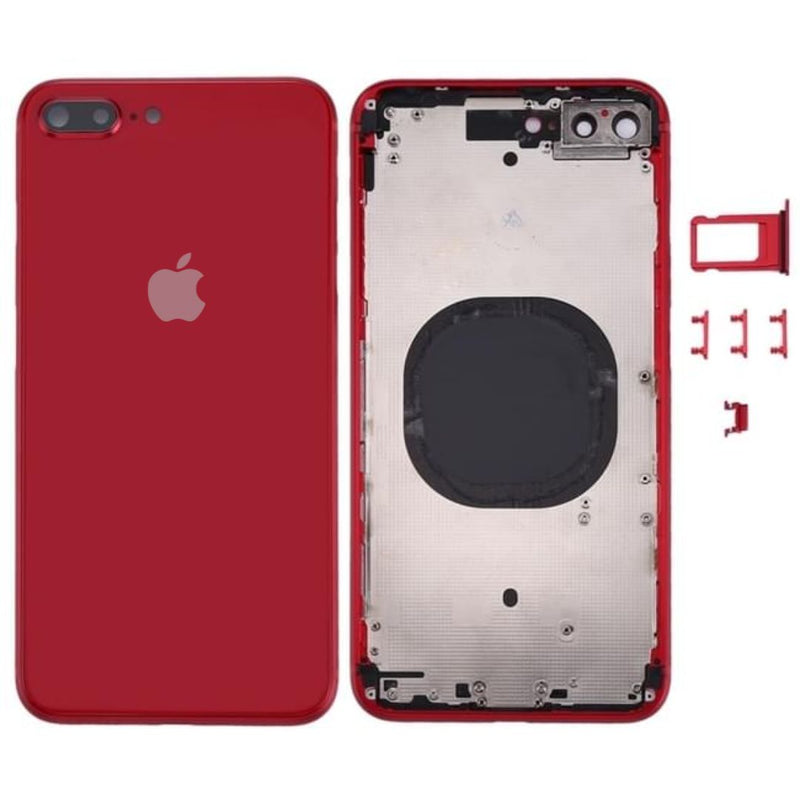 iPhone 8 Plus Behuizing Rood met Logo en CE