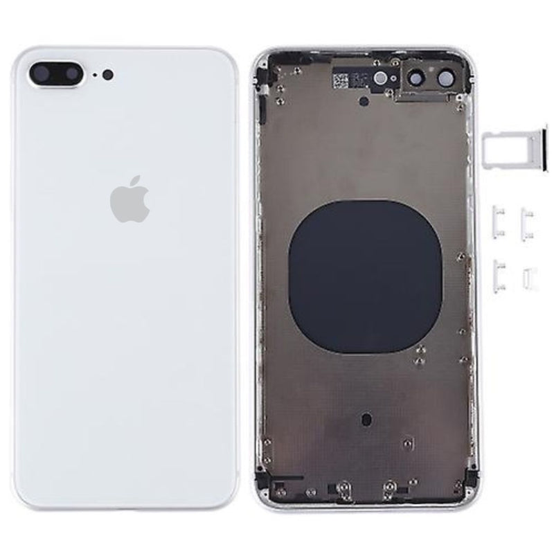 iPhone 8 Plus Behuizing Zilver Wit met Logo en CE