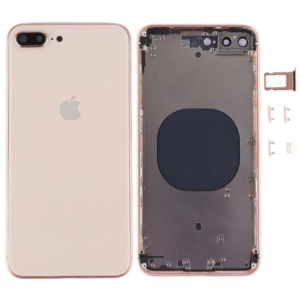 iPhone 8 Plus Behuizing Rosé Goud met Logo en CE