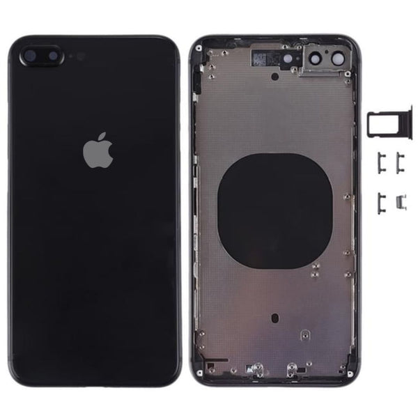 iPhone 8 Plus Behuizing Zwart met Logo en CE