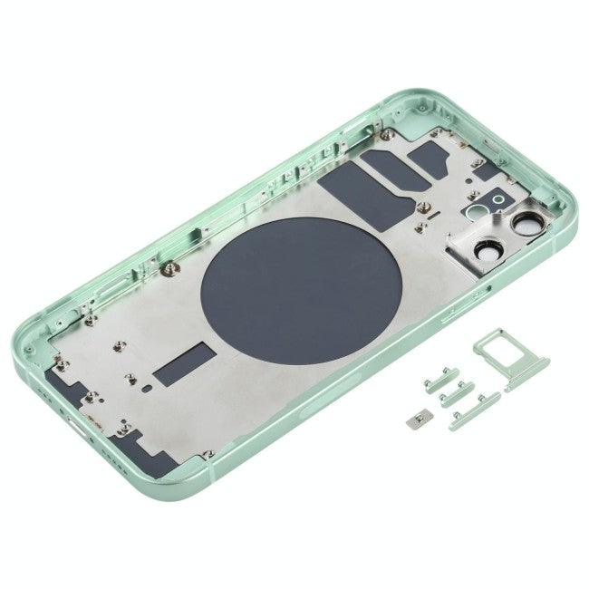 iPhone 12 Behuizing Mint Groen met Logo en CE