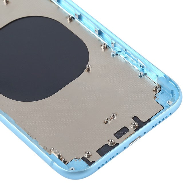 iPhone XR Behuizing Blauw met Logo en CE