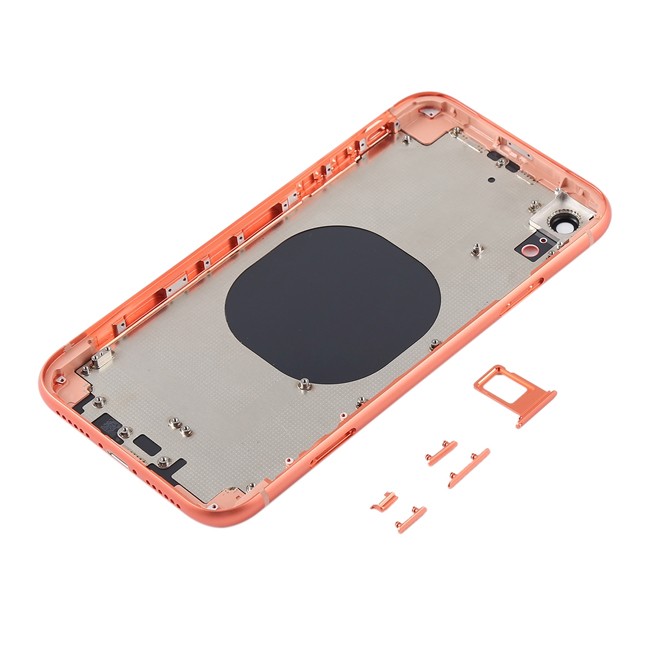 iPhone XR Behuizing Koraal Oranje met Logo en CE