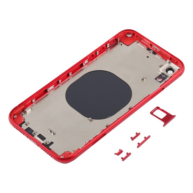 iPhone XR Behuizing Rood met Logo en CE