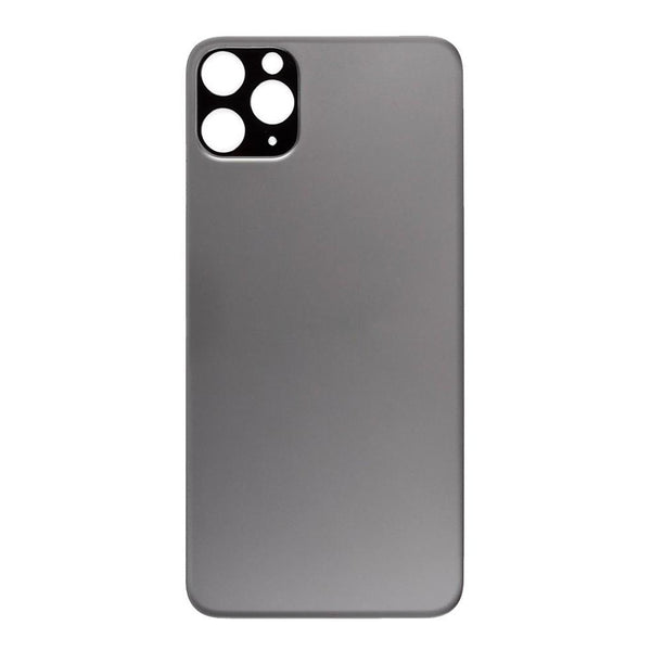 iPhone 11 Pro Max Achterkant glas | zonder logo | Big hole | Grijs