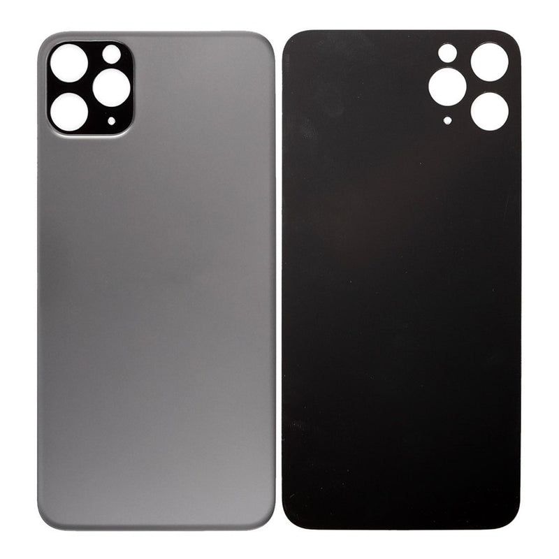 iPhone 11 Pro Max Achterkant glas | zonder logo | Big hole | Grijs