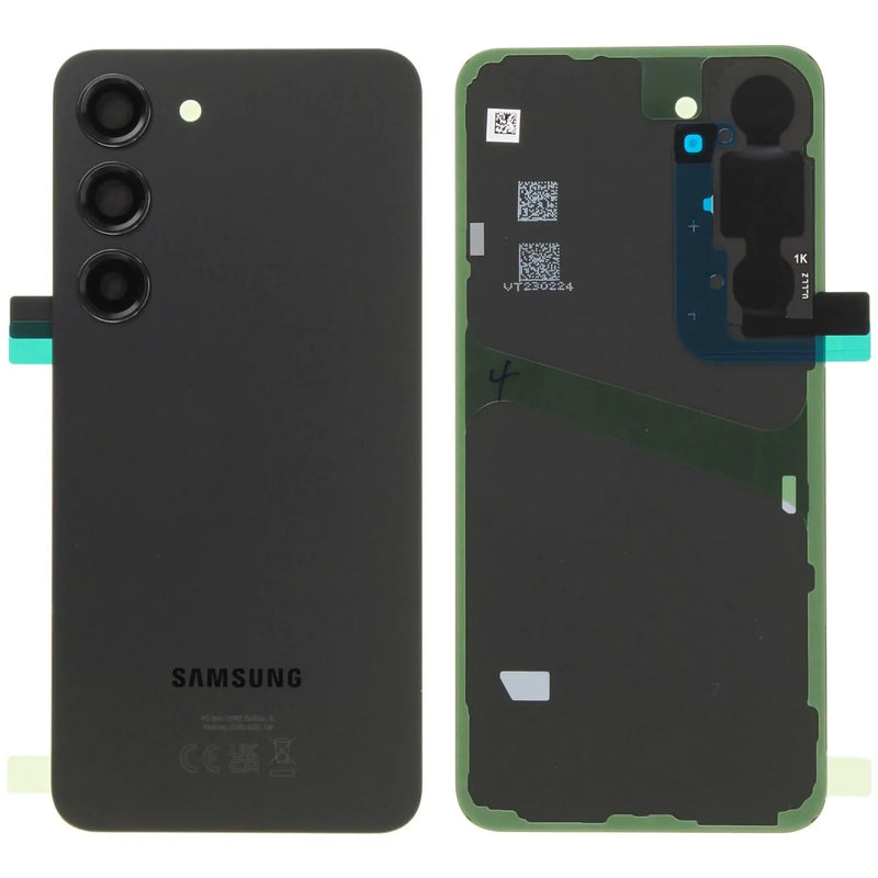 Samsung SM-S911B Galaxy S23 Zwart Backcover Achterkant Glas