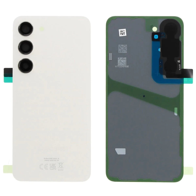 Samsung SM-S911B Galaxy S23 Cream Backcover Achterkant Glas