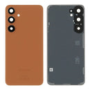 Samsung SM-S926B Galaxy S24 Plus Oranje Backcover Achterkant Glas