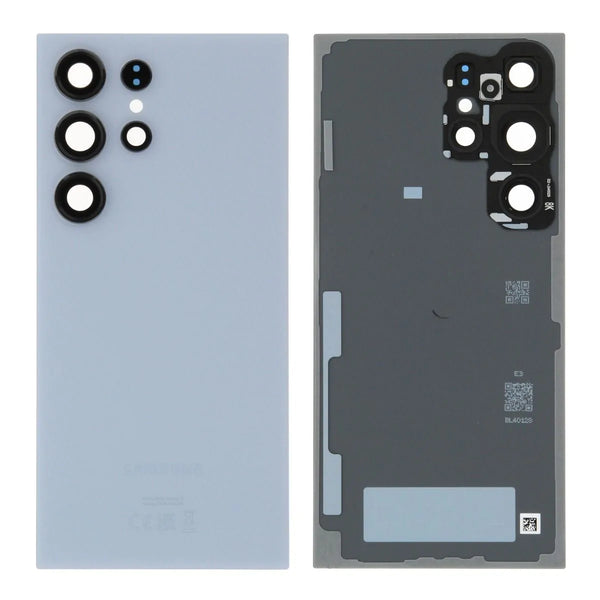 Samsung SM-S928B Galaxy S24 Ultra Blauw Backcover Achterkant Glas