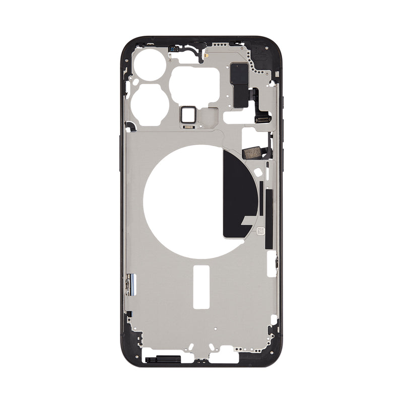 iPhone 15 Pro Max Behuizing met Small Parts Zwart Titanium