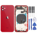 iPhone 11 Behuizing voorgemonteerd Origineel met logo | Rood
