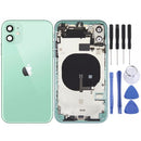 iPhone 11 Behuizing voorgemonteerd Origineel met logo | Mint groen