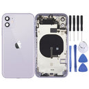 iPhone 11 Behuizing voorgemonteerd Origineel met logo | Paars