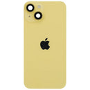 iPhone 14 Achterkant Glas met Frame Origineel Pulled | Geel | Met logo