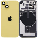 iPhone 14 Achterkant Glas met Frame Origineel Pulled | Geel | Met logo