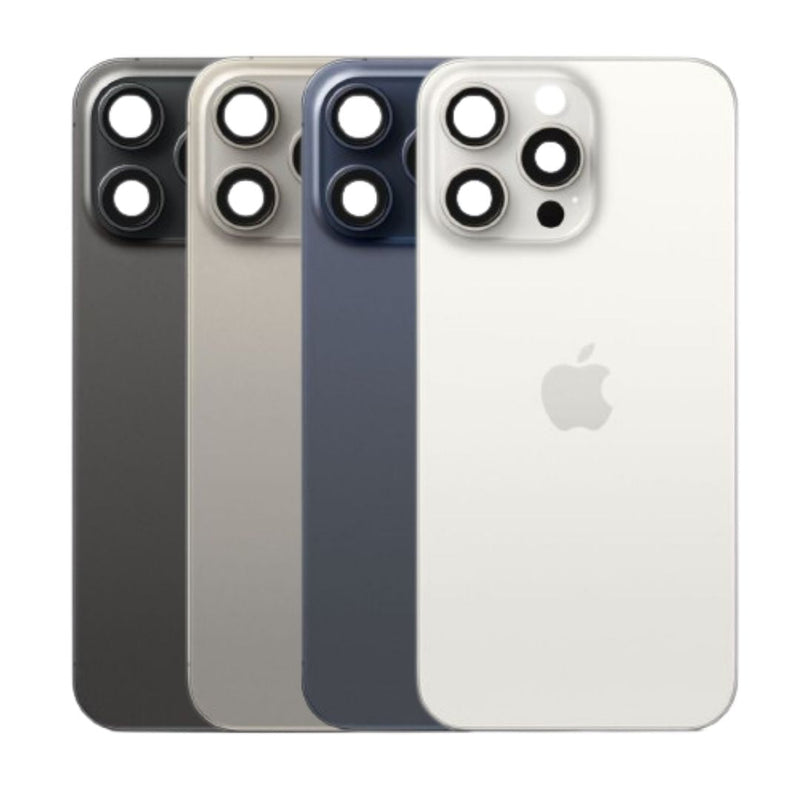 iPhone 15 Pro Achterkant Glas met Logo met Frame Magneten en Camera lenzen