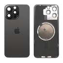 iPhone 15 Pro Max Achterkant Glas Origineel Grijs met Frame Magneten en Camera lenzen