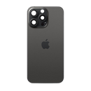 iPhone 15 Pro Achterkant Glas met Logo Zwart Grijs met Frame Magneten en Camera lenzen