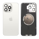 iPhone 15 Pro Max Achterkant Glas Origineel Wit met Frame Magneten en Camera lenzen