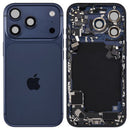 iPhone 17 Pro Behuizing Donker Blauw voorgemonteerd Origineel Pulled met logo