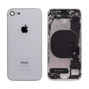 iPhone 8 Behuizing voorgemonteerd met logo | Zilver Wit