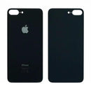 iPhone 8 Plus Achterkant glas | Met logo | Big hole | Zwart