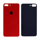 iPhone 8 Plus Achterkant glas | Met logo | Big hole | Rood