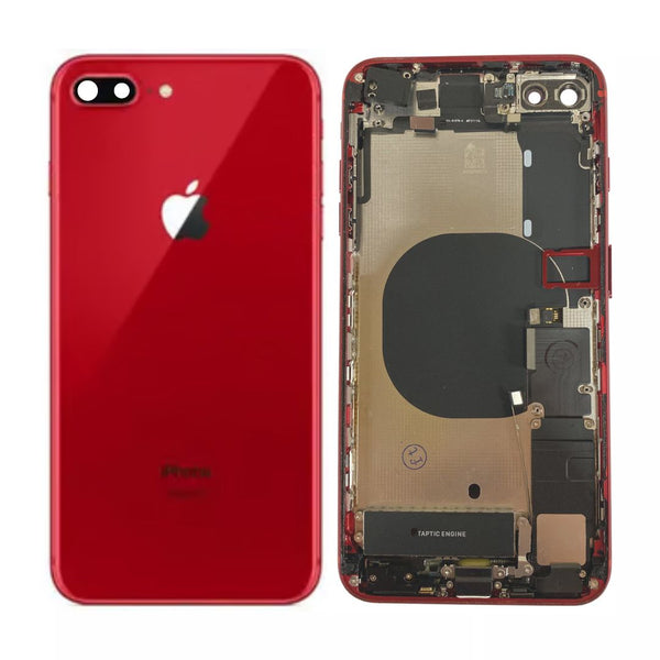 iPhone 8 Plus Behuizing voorgemonteerd met logo | Rood