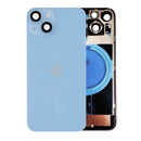 iPhone 14 Achterkant Glas met Frame Behuizing | Licht Blauw | Met logo