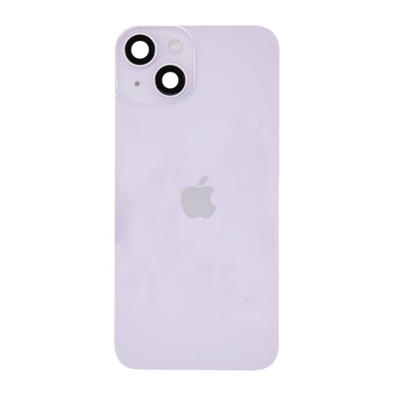 iPhone 14 Achterkant Glas met Frame Behuizing | Violet Paars | Met logo