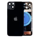 iPhone 14 Achterkant Glas met Frame Behuizing | Zwart | Met logo