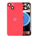 iPhone 14 Achterkant Glas met Frame Behuizing | Rood | Met logo
