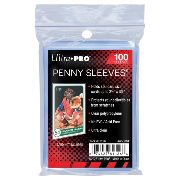 TCG Penny Sleeves - Blanco Clear - Store Safe Ultra Pro (Standard Size) - Pokemon