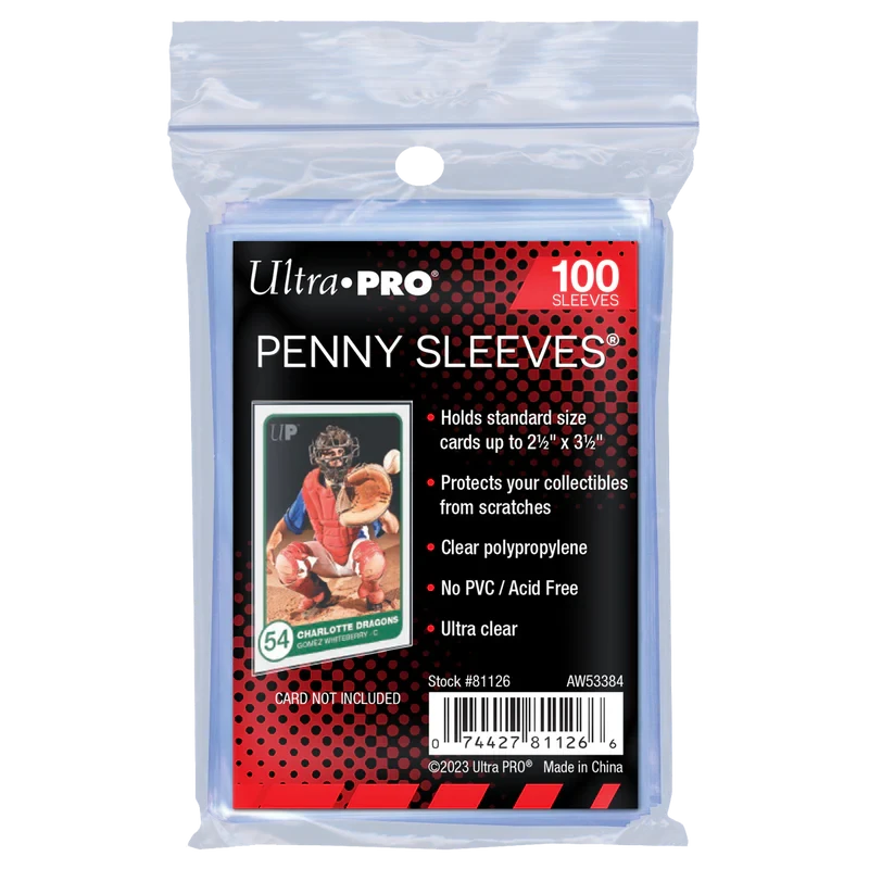 TCG Penny Sleeves - Blanco Clear - Store Safe Ultra Pro (Standard Size) - Pokemon